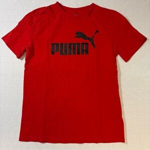Puma Kids Red Short Sleeve Tee